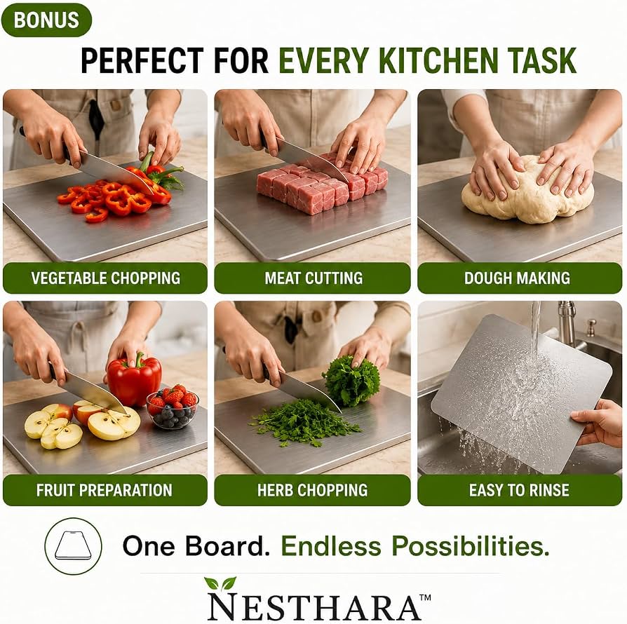 Premium Stainless Steel Cutting Board